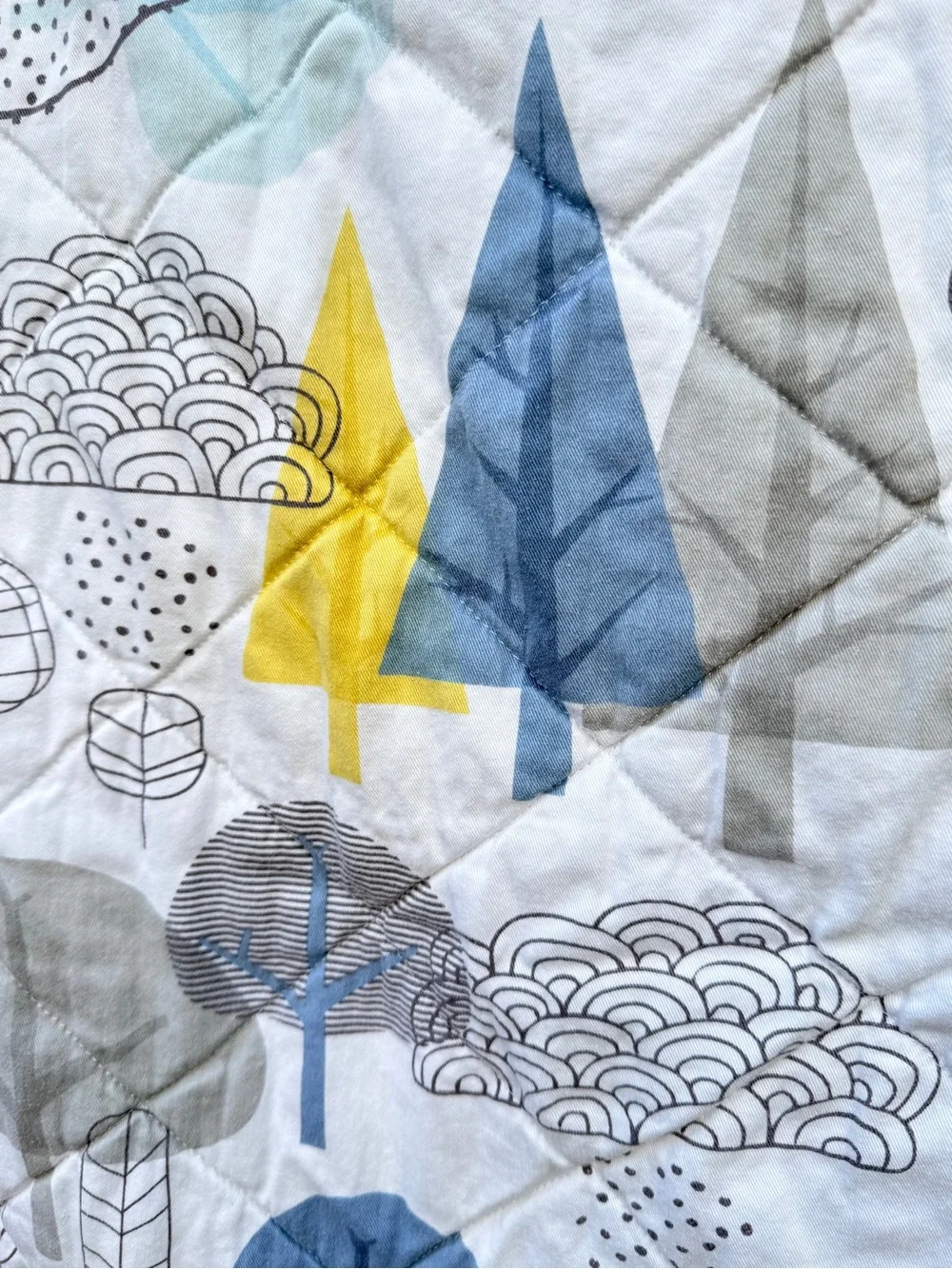 Lolli Living Baby Blanket Trees Nature Themed Nursery Infant Play Mat Blankie